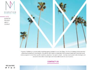 Migration Marketing Homepage Large Screenshot
