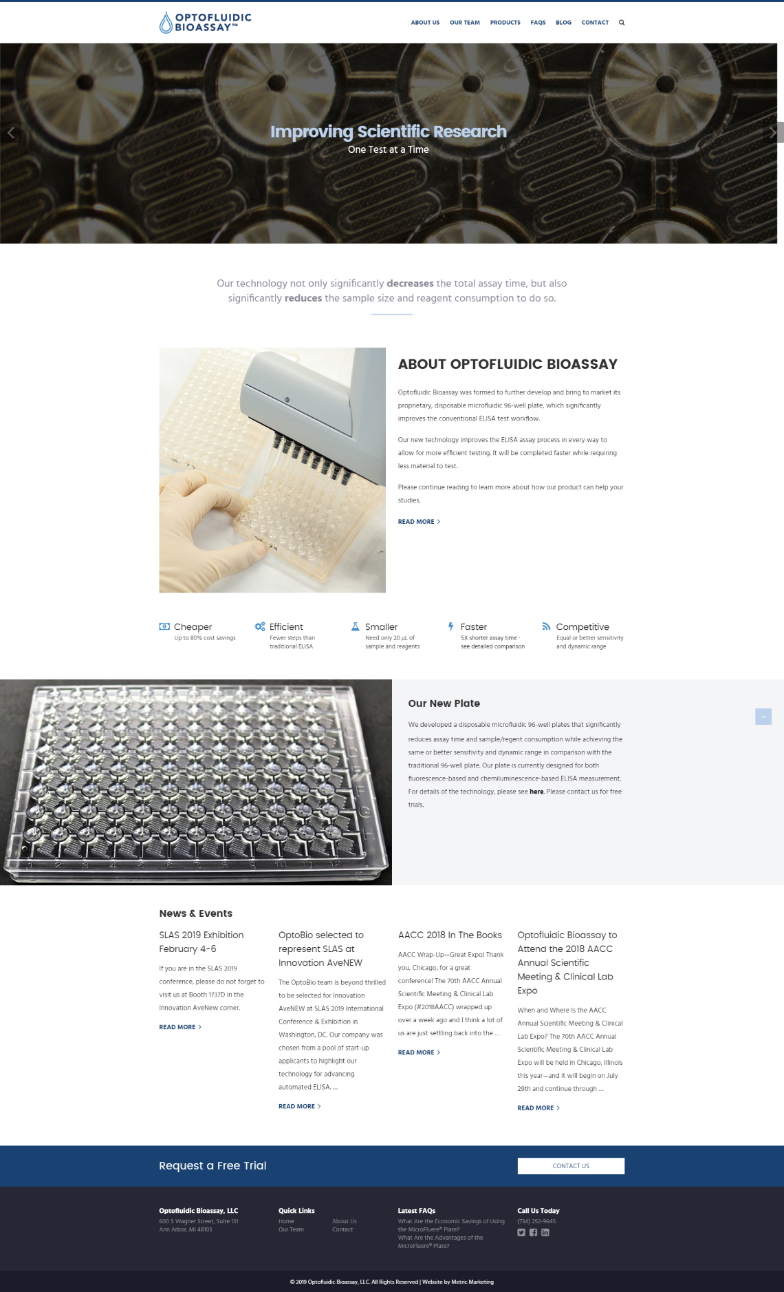 Optofluidic Bioassay Screenshot