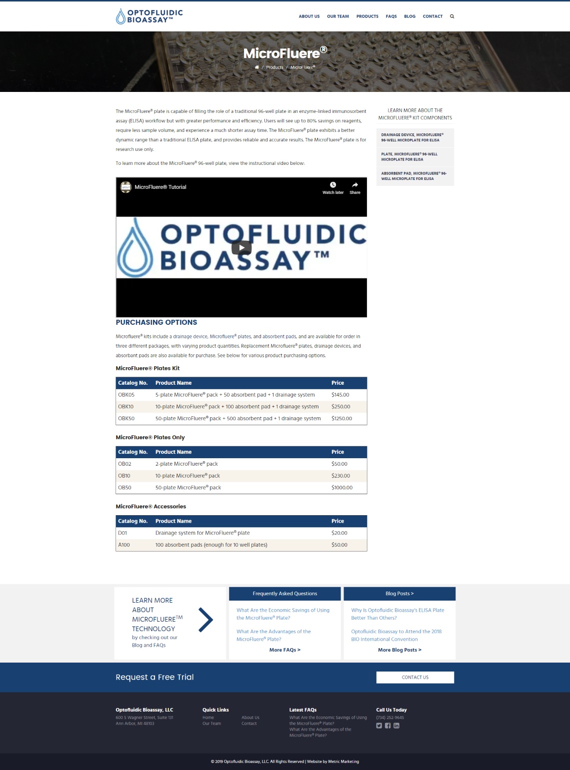 Optofluidic Bioassay Screenshot