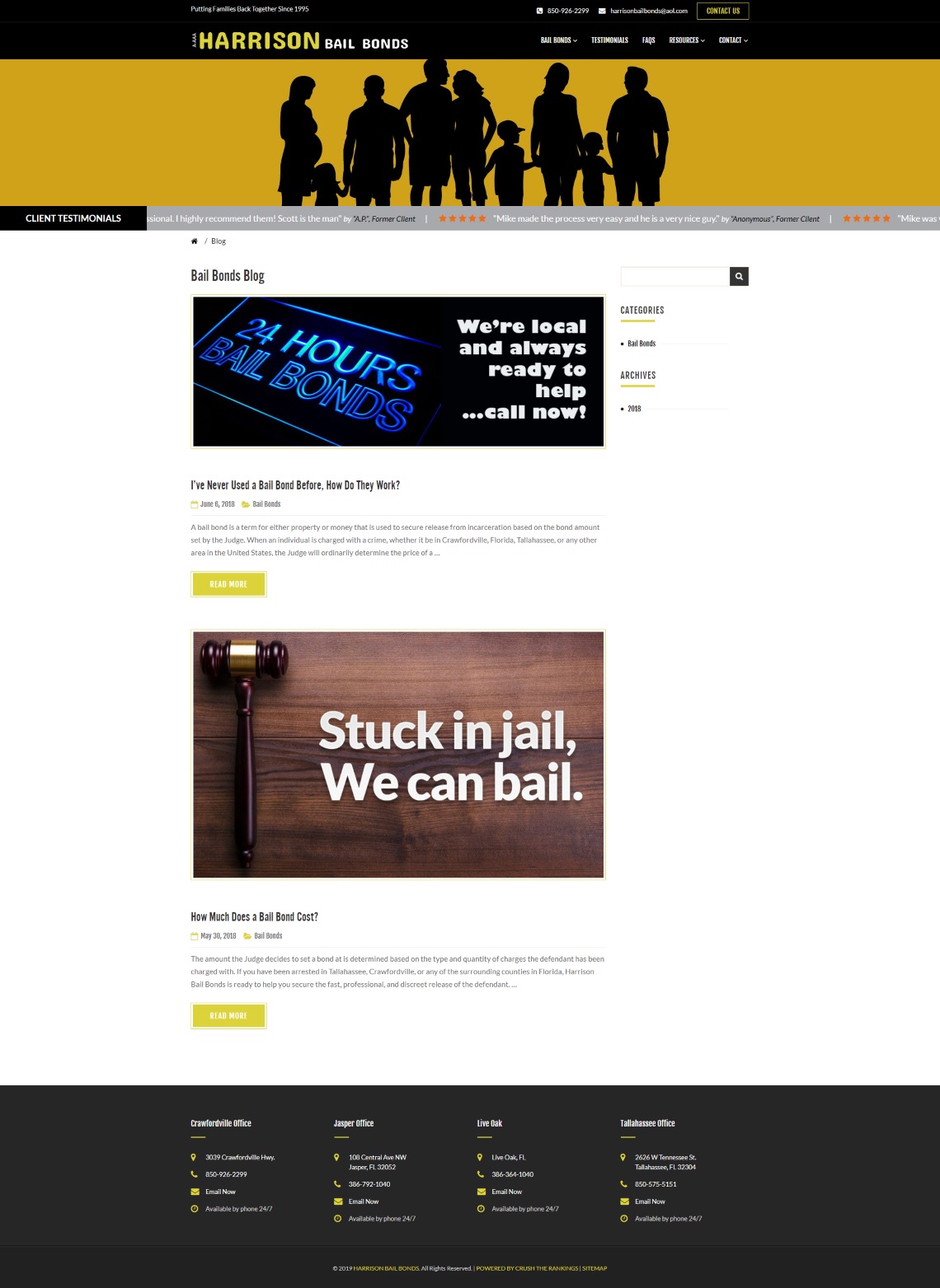 Harrison Bail Bonds Screenshot