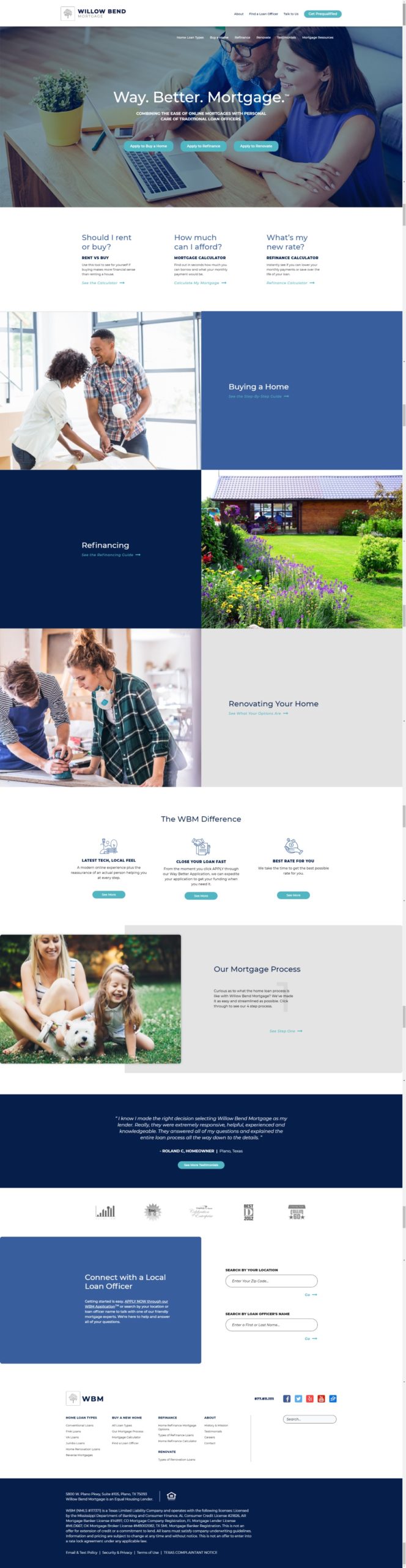 Willow Bend Mortgage Screenshot