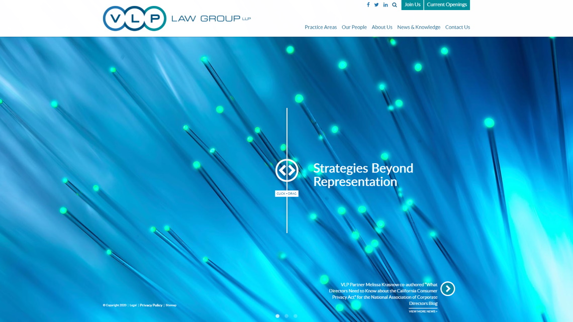 VLP Law Group Screenshot